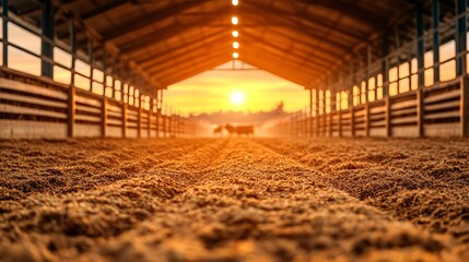 Golden Hour at the Barn.