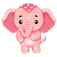 pink elephant baby