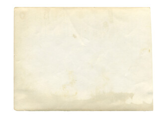 Old photo paper texture isolated. Antique sheet paper texture. Announcement board. Recycle vintage paper background. Aged and yellowed wallpaper.	