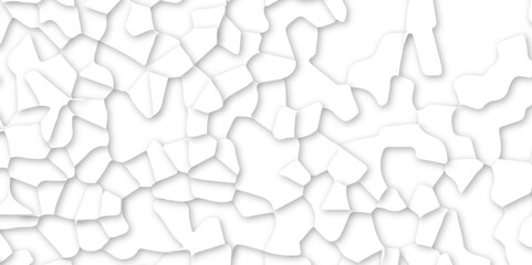 White stained broken glass background design .white stained glass window art background .abstract seamless pattern with 3d shapes vector backdrop .