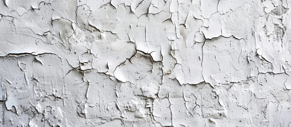 Leinwandbilder Retro pattern wall with a grungy white background resembling old natural cement or stone texture Ideal for a conceptual wall banner with a copy space image