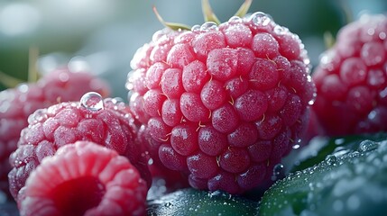 raspberry on a branch photography images