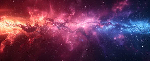 Fototapeta premium Dark grainy background, glowing blue purple black gradient design, noise texture banner poster header design