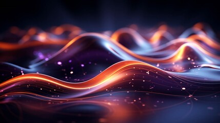 3d wave business technology background