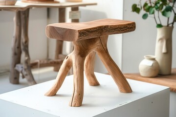 chair and table