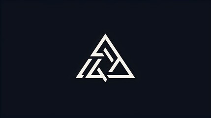 Triangle design logo concept. Symbol or sign. Creative design. Logo for adverb companies