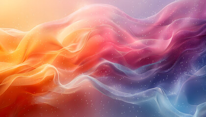 Fototapeta premium Orange teal green pink abstract grainy gradient background design noise texture effect summer poster design