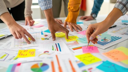 Hands over Business Documents