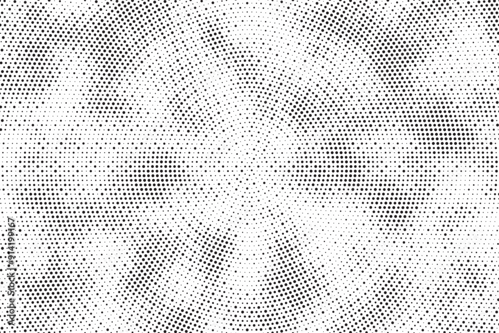 Aufkleber Halftone dotted background. Halftone effect vector pattern. Circle dots isolated on the white background.