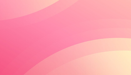 Gradient pink shape wavy background. Circle abstract vector banner design. 