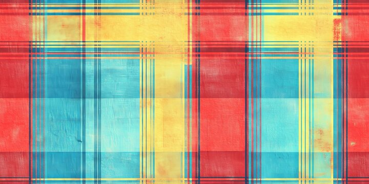 Abstract Plaid Pattern Background.