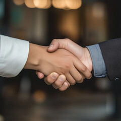 business people shaking hands