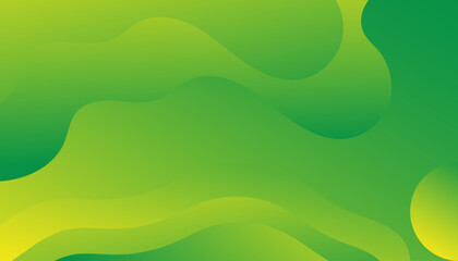 Abstract green wave background. Fluid shapes composition. Eps10 vector