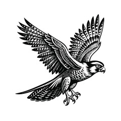 Old engraving style vector illustration