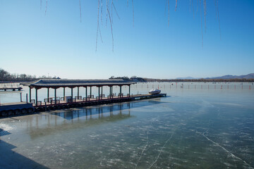Obraz premium Summer Palace Cruise Terminal, beijing