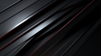 Obraz premium Abstract black and red diagonal lines background.