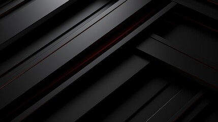 Obraz premium Abstract black and red geometric background.