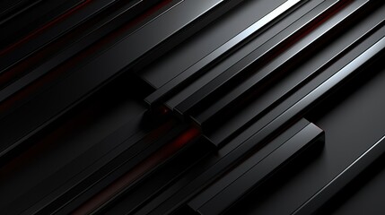 Abstract black and red geometric background.
