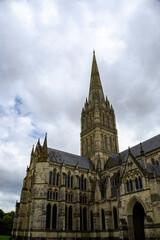 Fototapeta premium Salisbury cathedral Britain’s tallest spire