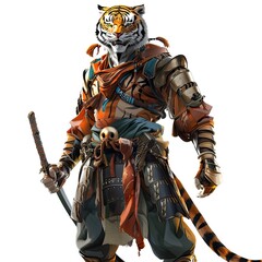 Anime Tiger Warrior