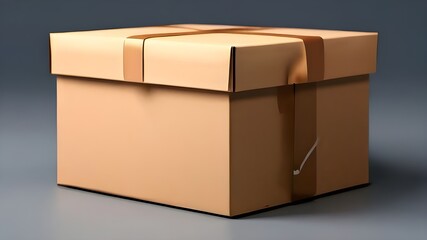 Obraz premium 3D Mockups, 3D Box Packing Mockups Without Label, Box Packing , Box Mockups ,White Color Box Mockups, packing box mockups
