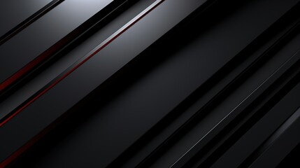 Obraz premium Abstract dark background with red lines and diagonal stripes.