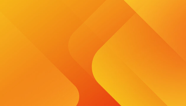 Abstract orange gradient geometric background. Vector illustration