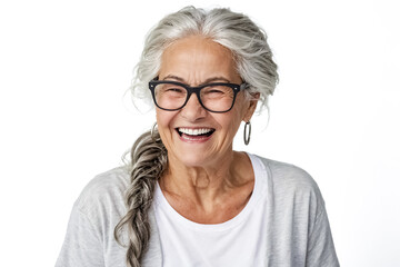 Fototapeta premium Happy Senior Woman Smiling