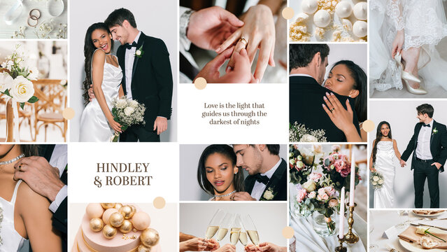Wedding Video Collage Template