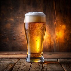 Celebrating Good Times with a Cold, Refreshing Craft Beer in a Pint Glass