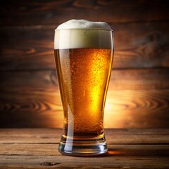 Celebrating Good Times with a Cold, Refreshing Craft Beer in a Pint Glass