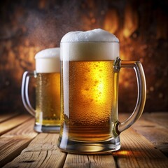 Celebrating Good Times with a Cold, Refreshing Craft Beer in a Pint Glass