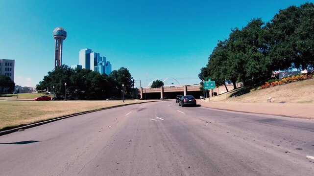 Kennedy Assisination route in Dallas