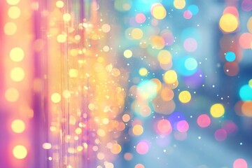 Our contemporary backdrop design uses colorful circles of light abstract background as our text space