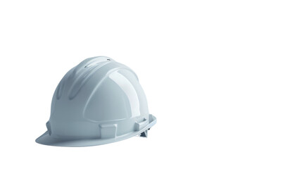 Safety helmet on transparent background