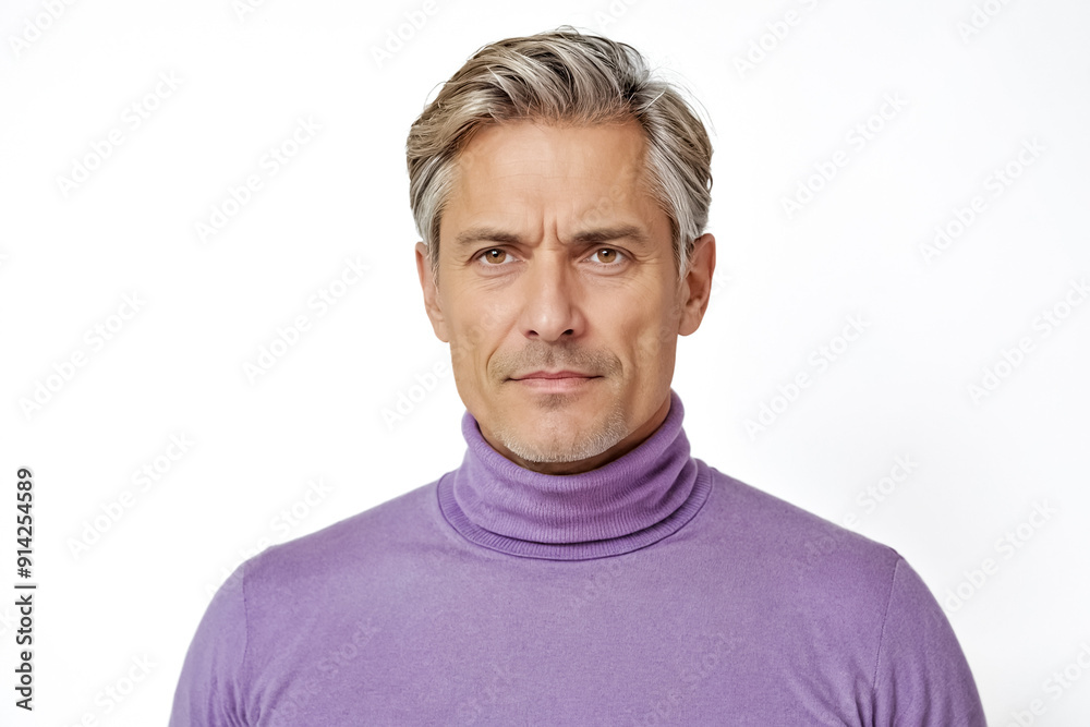 Wall mural Portrait of a confident man looking directly at the camera