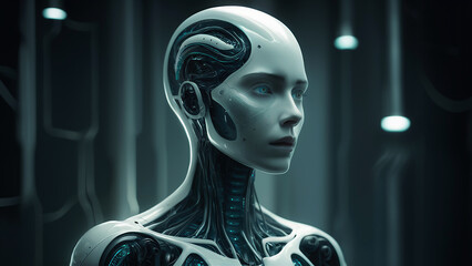  technology of the future, cybergod, robotics, photo
