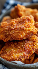 Golden fried chicken