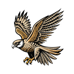 Old engraving style vector illustration