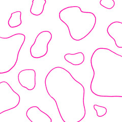 ゆるい抽象的な曲線の背景画像　恋