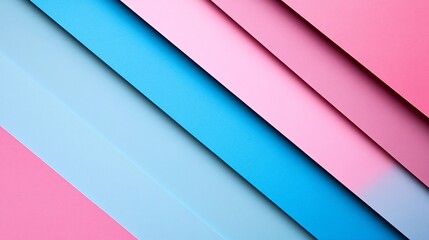 Detailed abstract design with minimal geometric shapes arranged in a flat lay style featuring a pastel color palette for a modern aesthetic Stock Photo with copy space