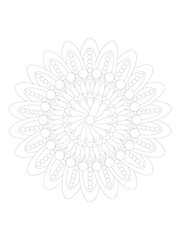 Flower Coloring Pages For Adults And Kids