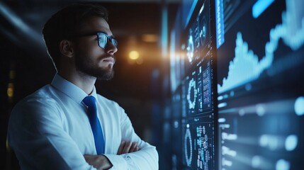 Fototapeta premium Customer insights guide development. Data analytics reveal preferences and trends.