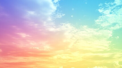 Fototapeta premium Soft gradient background in pastel colors with smooth transitions creating a serene and minimal design Stock Photo with copy space