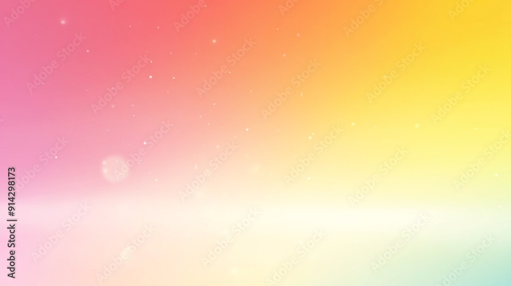 Aufkleber Smooth transition of pastel colors forming a soft gradient background with a simple and minimal design Stock Photo with copy space