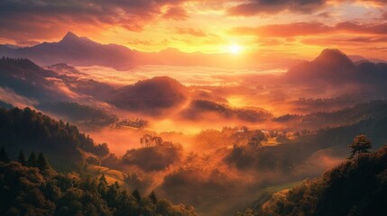 Naklejka premium Scenic views landscape photography nature travel beauty breathtaking