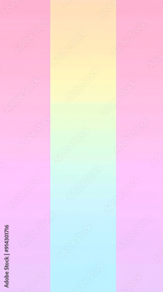 Aufkleber Soft gradient background with pastel colors and smooth transitions creating a simple and minimalistic design Stock Photo with copy space