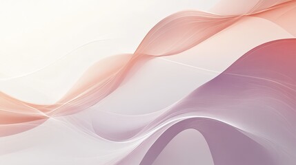 Abstract minimalist background with flowing lines and gentle hues, emphasizing simplicity