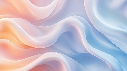 Obraz premium Abstract minimalist background with flowing lines and gentle hues, emphasizing simplicity