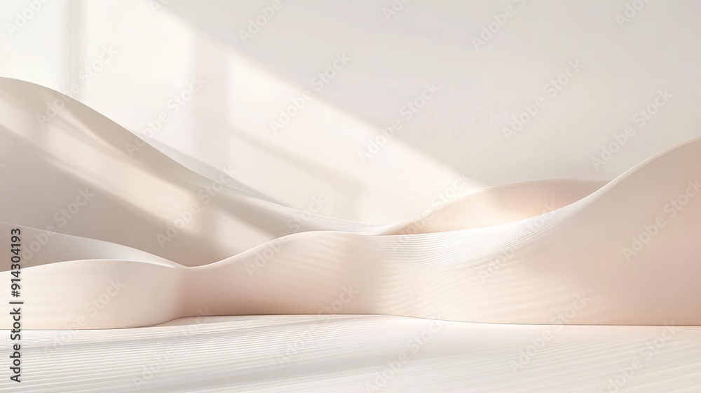 Poster minimalist background with soft gradients and subtle textures, creating a serene atmosphere